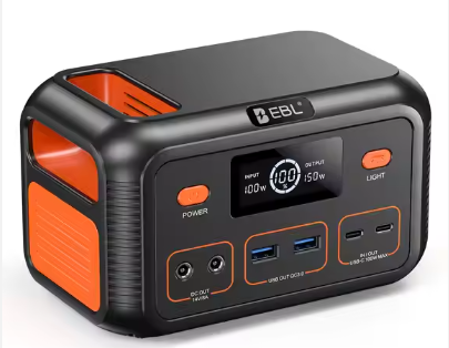 Comparison of different battery types showing cycle life