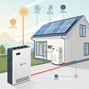What is the difference between solar energy storage batteries and traditional batteries?