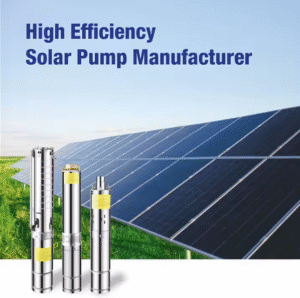 How can solar water pumps be used for agricultural irrigation?